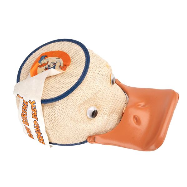 A Happy Birthday Donald Duck Squeaker Hat.