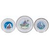 Image 1 : Three Decorative Disneyland and Walt Disney World Plates.