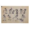 Image 1 : A Sheet of Disneyland Security Manual Drawings.