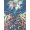 Image 1 : A Disneyland "Olympic Night" Signed Lithograph by Charles Boyer.