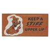 Image 1 : A “Keep a Stiff Upper Lip” Art Corner Sign.