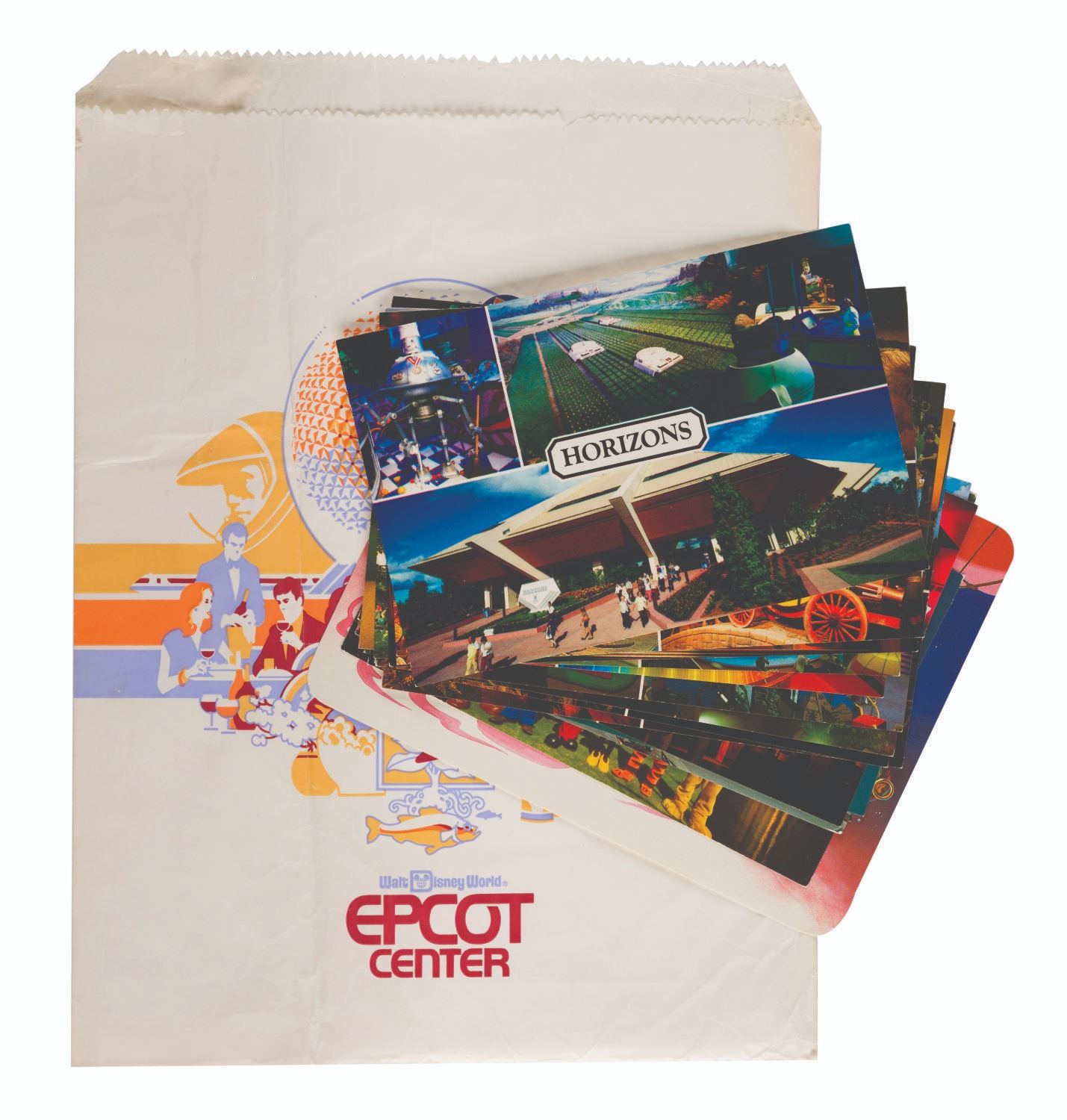 An EPCOT and Walt Disney World Postcard Collection.