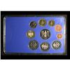 Image 2 : Germany 1980 Proof Set of 10 Coins, Hamburg Mint