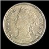 Image 2 : Straits Settlements 1876H Five Cents