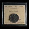Image 2 : 1973 Twenty-five Cents Large Bust, ICCS SP-65