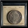 Image 1 : 1937 One Dollar, ICCS MS-64