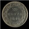Image 2 : Newfoundland 1876H Twenty Cents