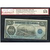 Image 1 : Dominion of Canada Five Dollars 1912, Train