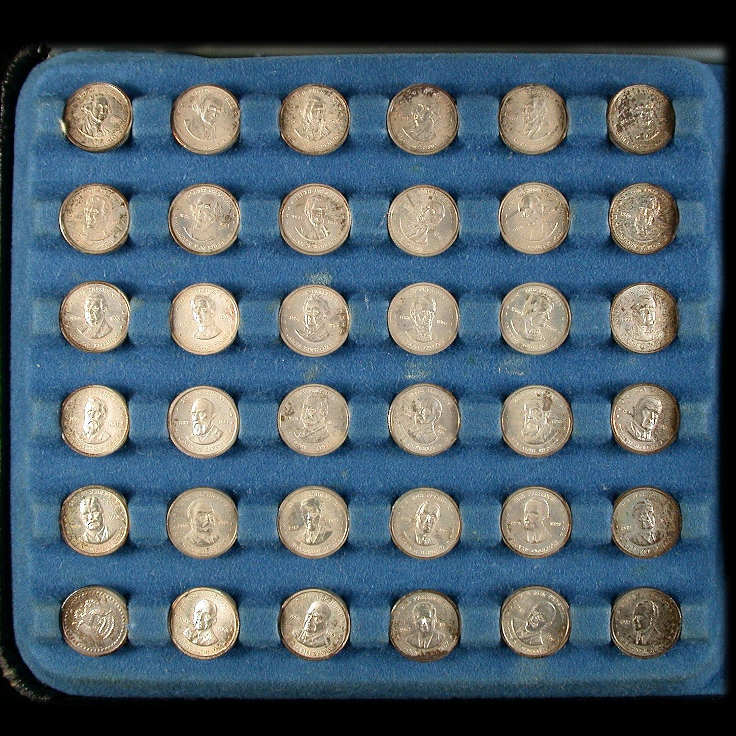 Mini Coin Set United States Presidential Mini Coin Set in .925 Silver