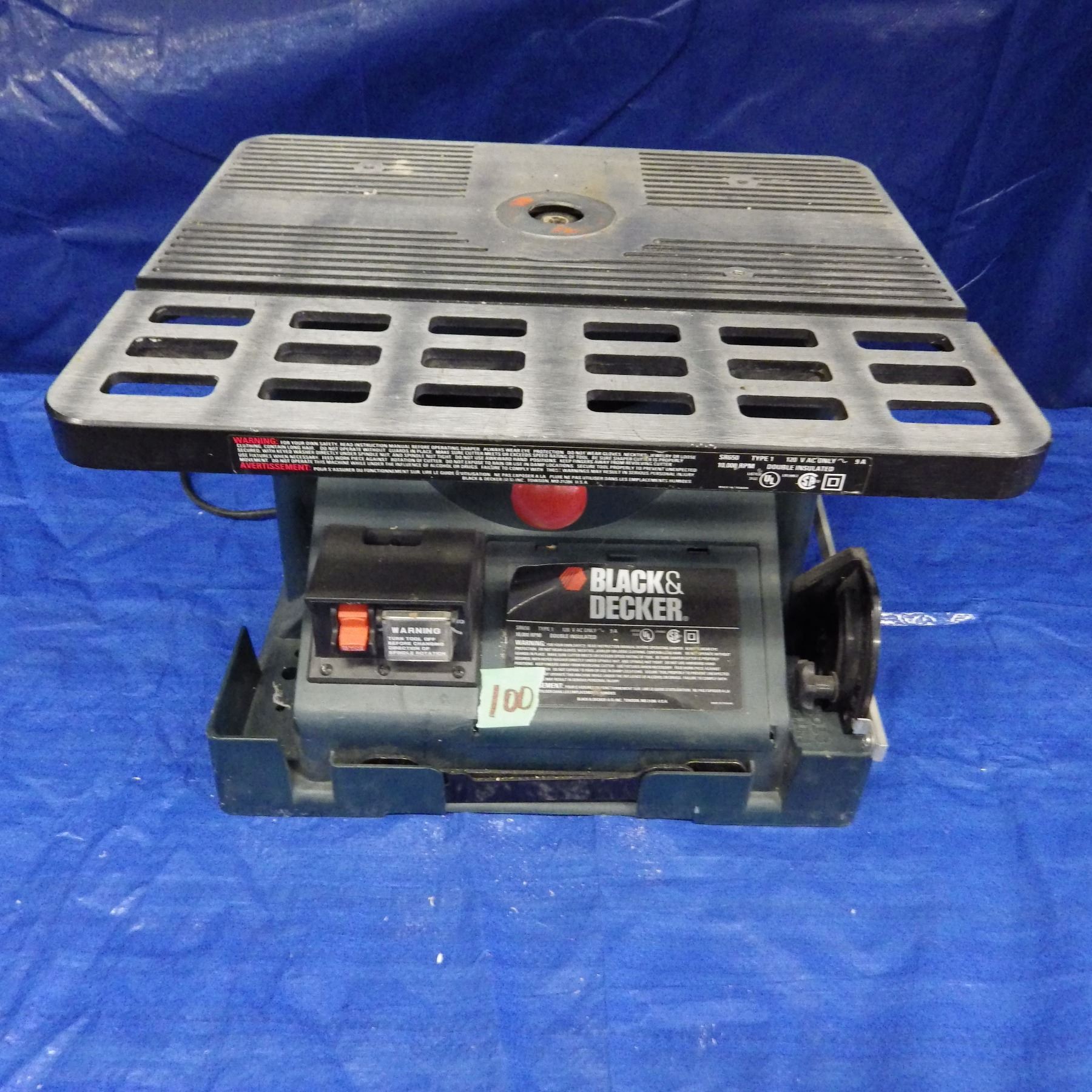 Black and Decker bench mount router