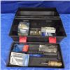 Image 1 : plastic toolbox with assorted drill bits