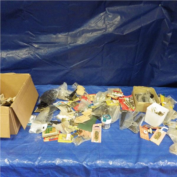 Assorted hardware such as handles hinges et cetera