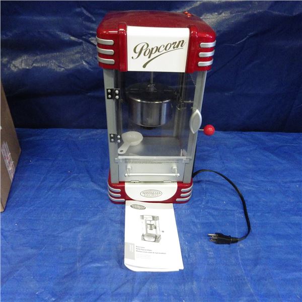 Nostalgic retro series kettle popcorn maker