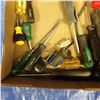 Image 2 : assortment of screwdrivers and tape measures