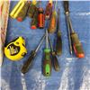 Image 4 : assortment of screwdrivers and tape measures