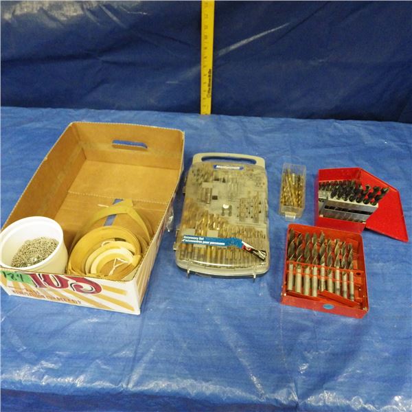 Assortment of drill bits