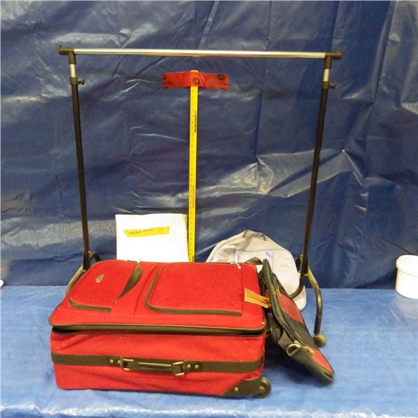 Clothing rack suitcases etcetera