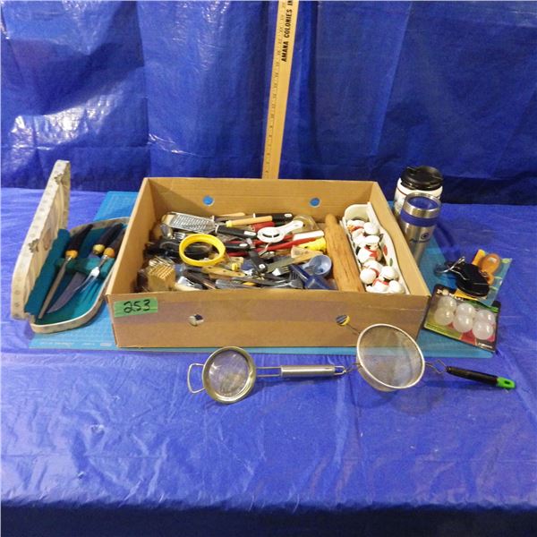 Kitchen flatware and cooking items