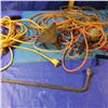 Image 3 : extension cords, battery charger , trouble light etcetera