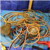 Image 4 : extension cords, battery charger , trouble light etcetera