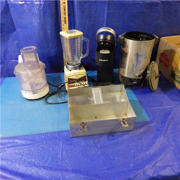 Lunch box, Blender, keurig, Coffee pot