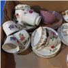 Image 2 : Assortment of teacups and saucers