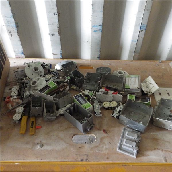 Assortment of electrical boxes etcetera