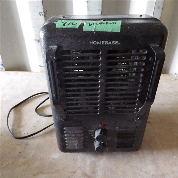 Home base electric heater