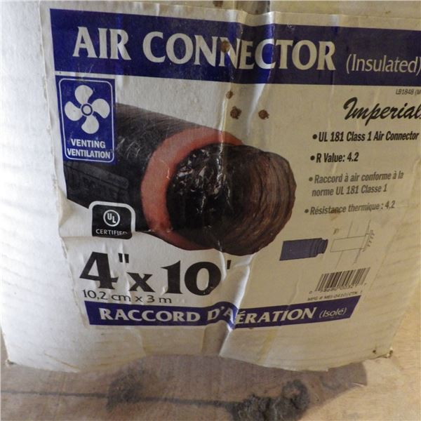 Air connector hose insulated