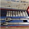Image 3 : 3/8 drive socket set - not complete