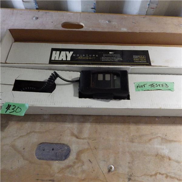 Farm X digital hay tester -- not tested