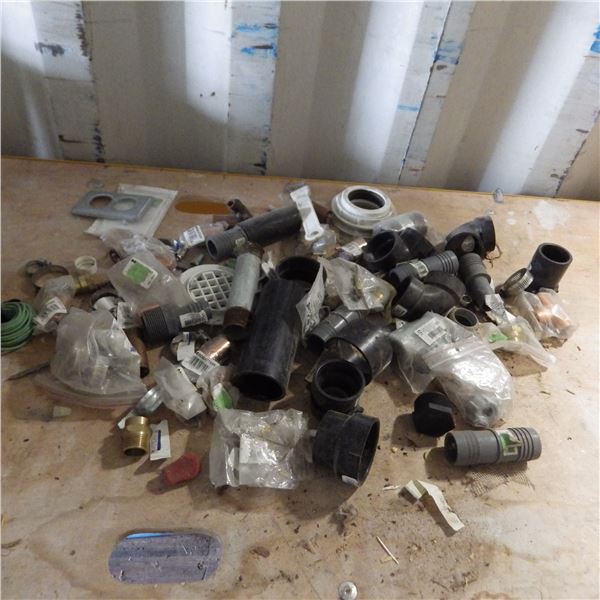 Assortment of plumbing supplies