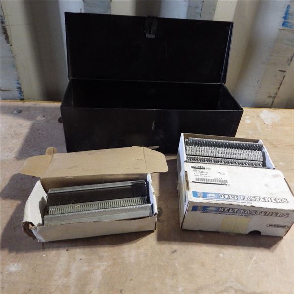 Canvas belt fasteners