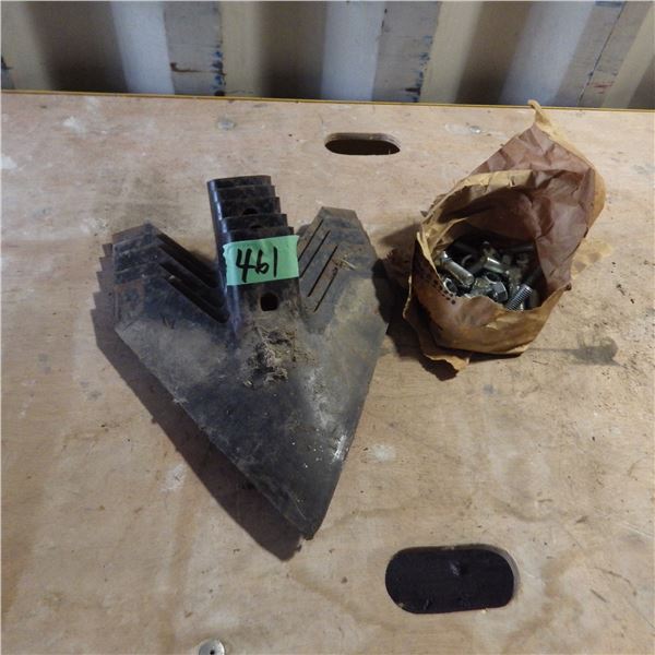 Cultivator shovels and bolts