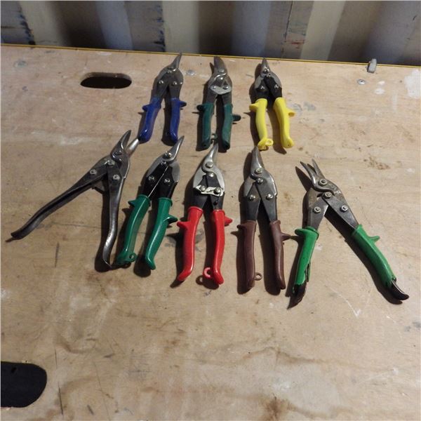 Lot of tin snips