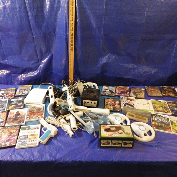 Wii and game cube With various games and accessories