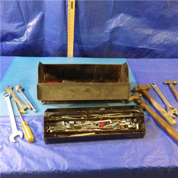 Toolbox with tools