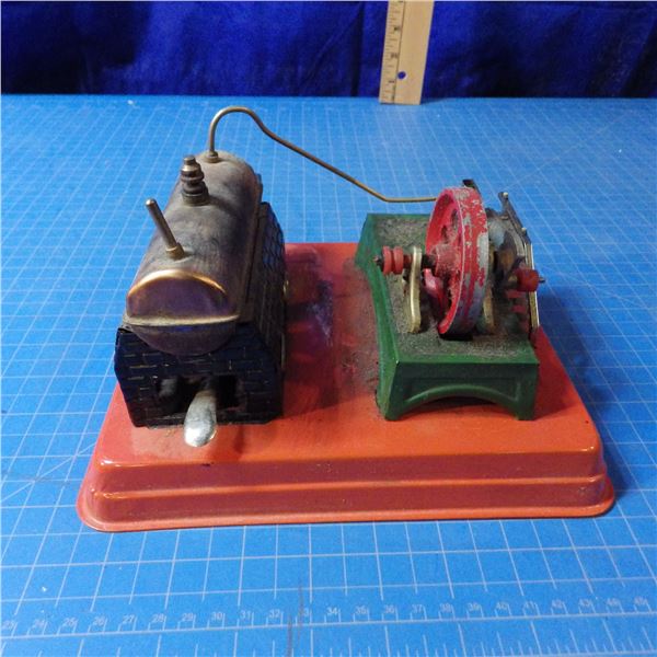 Vintage toy steam engine
