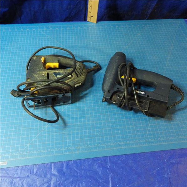 Jigsaw and electric stapler