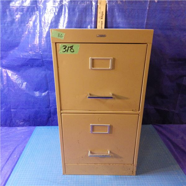 2 drawer letter size filing cabinet