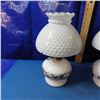 Image 3 : lot of two coal oil table lamps