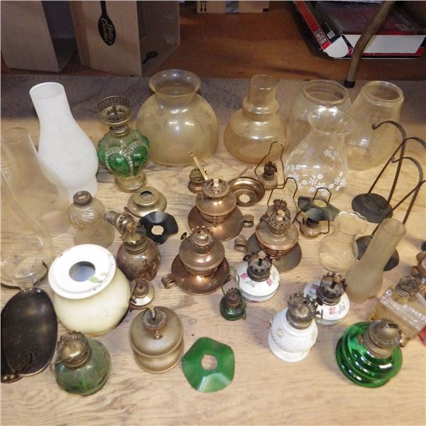 coal oil lamp parts and pieces