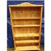 Image 1 : 5 shelf wood bookshelf