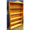 Image 1 : 5 shelf wood bookshelf