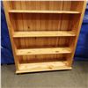 Image 3 : 5 shelf wood bookshelf