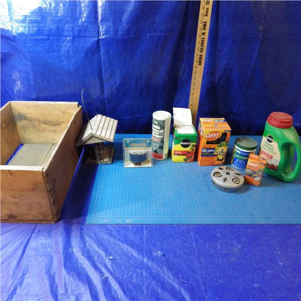 Assorted garden pesticides etcetera