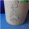 Image 2 : 3 gallon Birch leaf stoneware crock