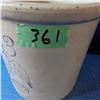Image 6 : 3 gallon Birch leaf stoneware crock