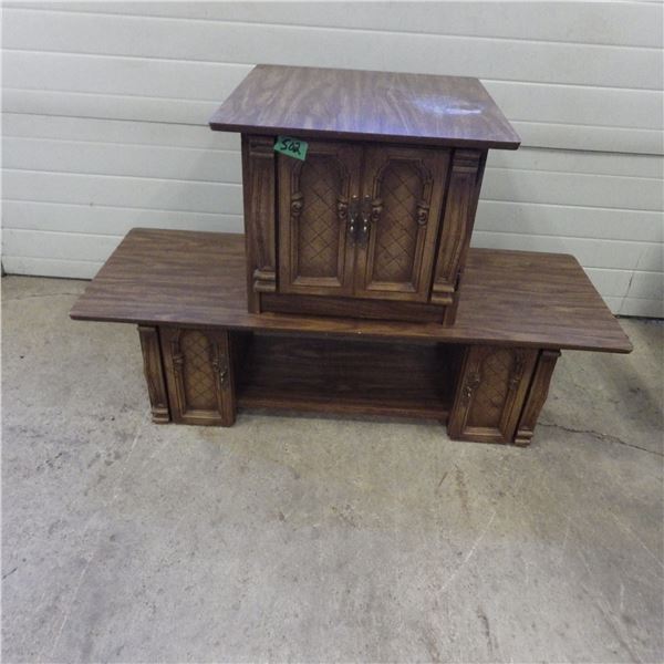 Coffee table and end table