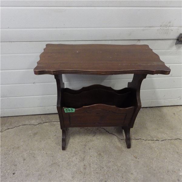 Vintage Magazine Rack - table
